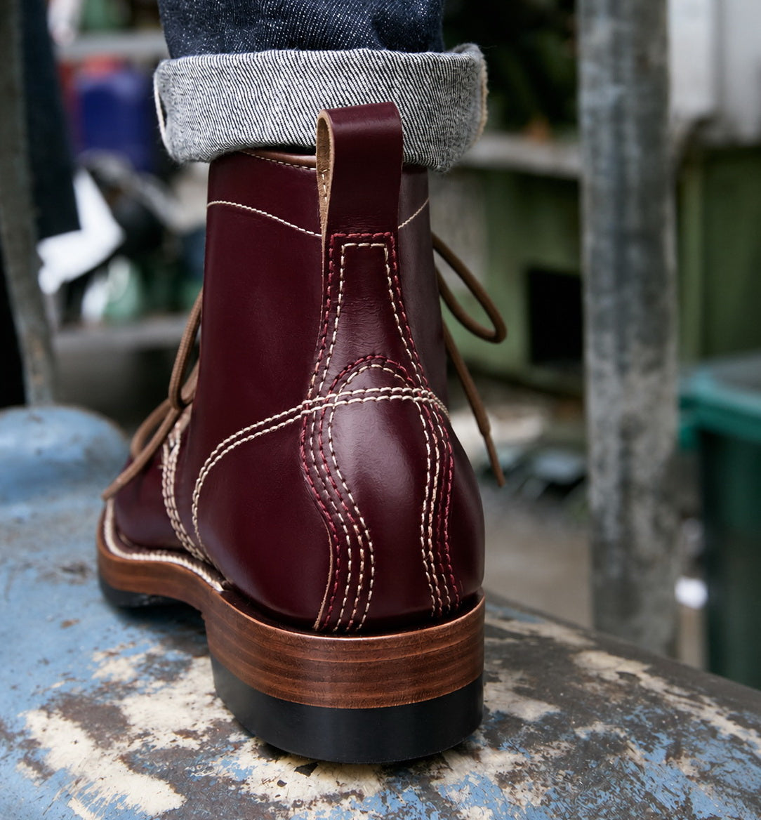 27306 『Bear Head』 Railman Boots / Proprietary Teacore Cowhide MTO
