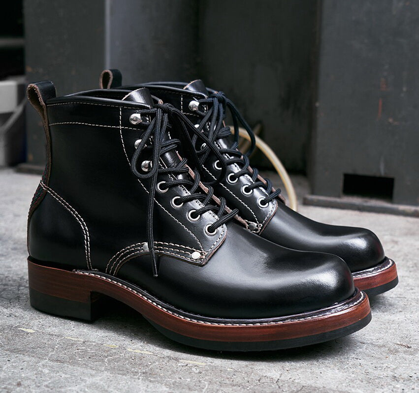 27306 『Bear Head』 Railman Boots / Proprietary Teacore Cowhide MTO