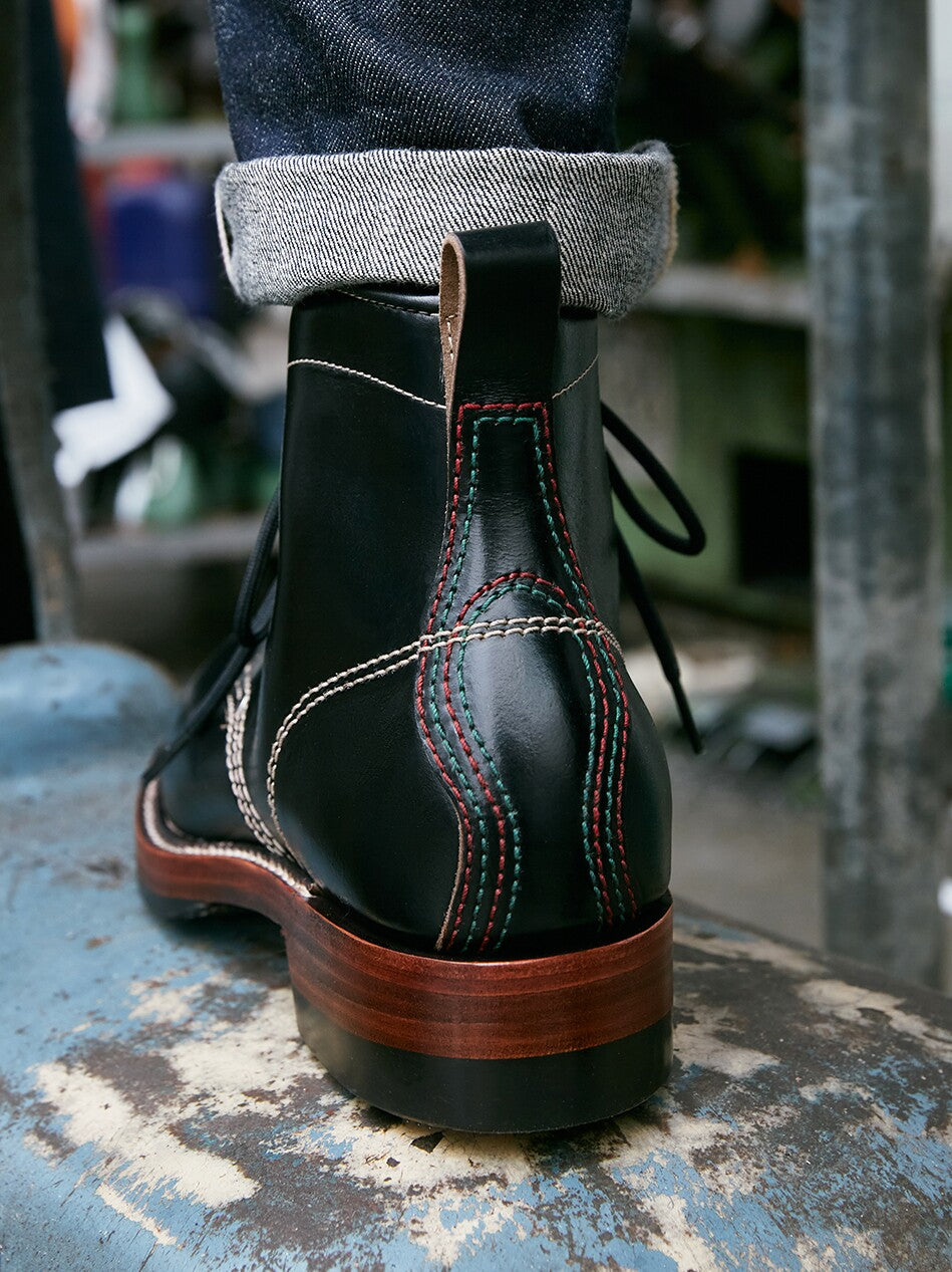 27306 『Bear Head』 Railman Boots / Proprietary Teacore Cowhide MTO
