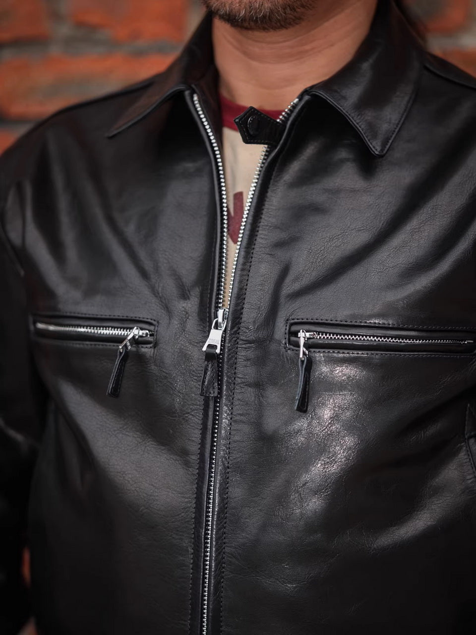 WWII German Luftwaffe Flight Jacket ECO Wax Calfskin