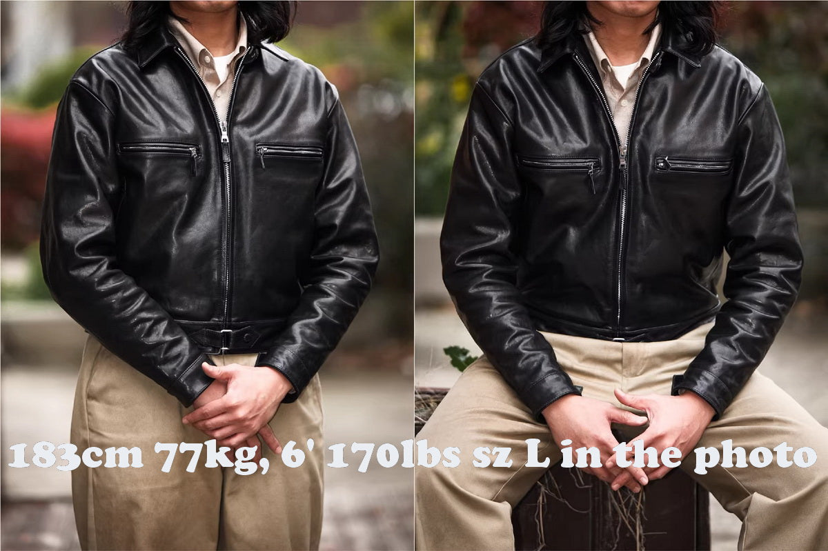 WWII German Luftwaffe Flight Jacket ECO Wax Calfskin