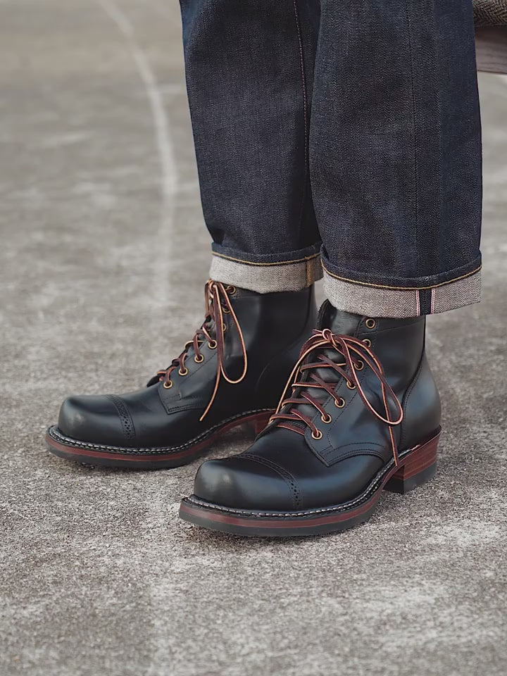 38301 "Warden" Boots / Proprietary Semi Veg-tanned Teacore Cowhide MTO